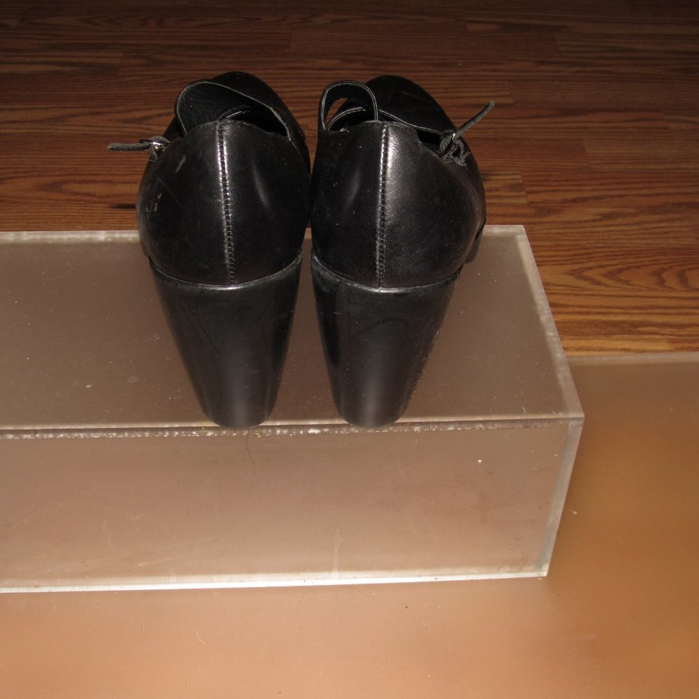 DANSKO Tara Leather Mary Jane Black Heels Shoes Size 40 (US Size 9.5-10) - Picture 4 of 5